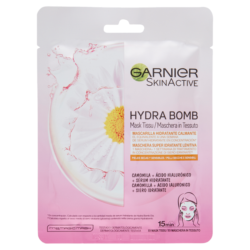 Garnier SkinActive Hydra Bomb Maschera Super Idratante Lenitiva 32g