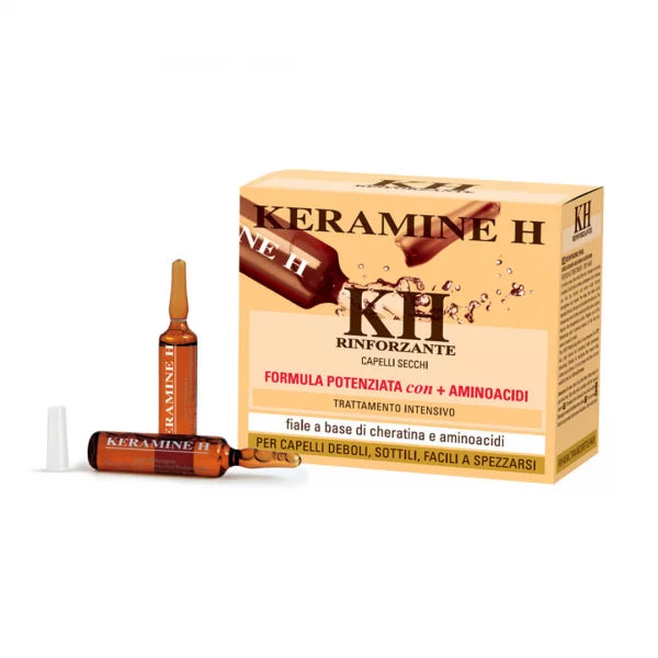 Keramine H Fiale a Base Di Cheratina e Aminoacidi Per Capelli Secchi 10x10ml